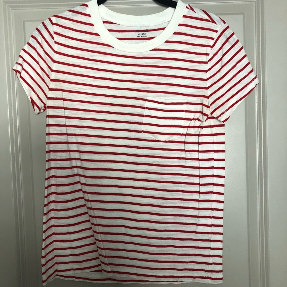 Madewell striped cotton tshirt